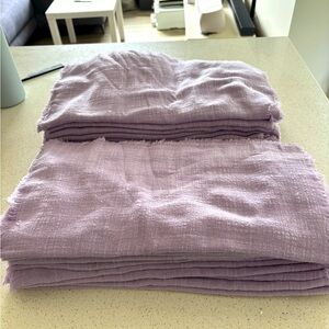 Lavender Cheesecloth Napkins